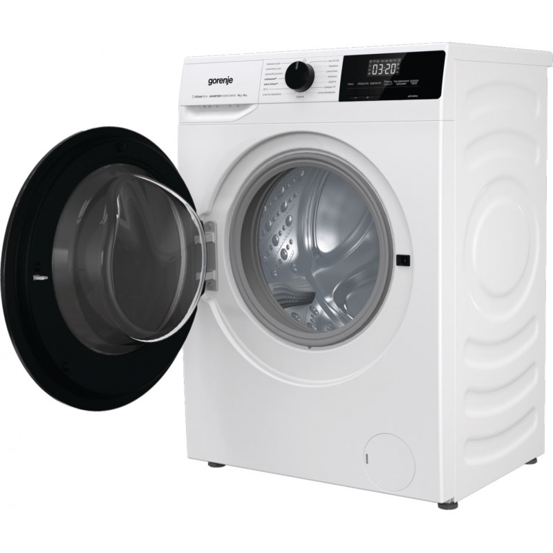 Gorenje Прально-сушильна машина фронтальна, 8(5)кг, 1400, A, 60см, дисплей, інвертор, білий