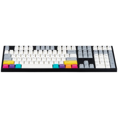 Varmilo Клавіатура механічна APT108 CMYK, K-Prestige Silent, WL/USB-A, White Led