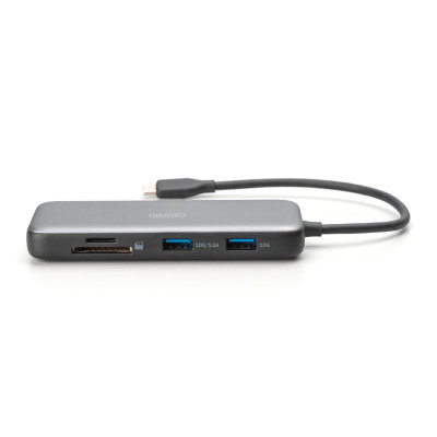 Digitus Док-станція DIGITUS USB-C > 2xHDMI/2xUSB-A/USB-C/SD/MicroSD/RJ54