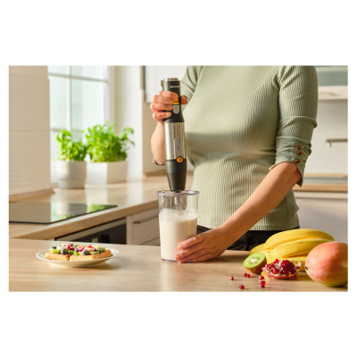 Sencor Блендер заглибний, 1200Вт, 5в1, чаша-800мл, вспінювач молока, чорний Sencor Блендер заглибний, 1200Вт, 5в1, чаша-800мл, вспінювач молока, чорний