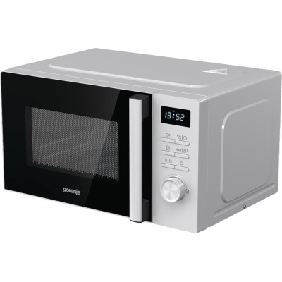Gorenje Мікрохвильова піч, 20л, електр. керув., 800Вт, дисплей, білий