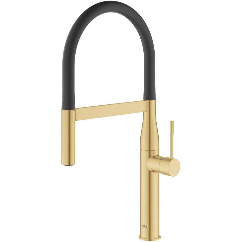 Grohe Змішувач для кухні Essence, довж.виливу - 240мм, поворотний/гнучкий, 1важіль, матовий прохолодний схід сонця