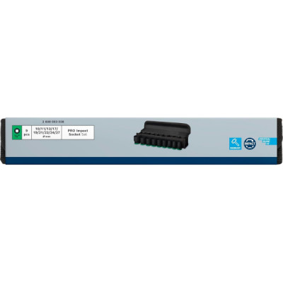 Bosch Набір ударних торцевих головок Professional Standart 9шт 1/2"