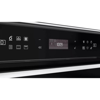 Whirlpool Духовий шафа Whirlpool електричний, 73л, A+, дисплей, конвекція, телескопічні напрямні, чорний