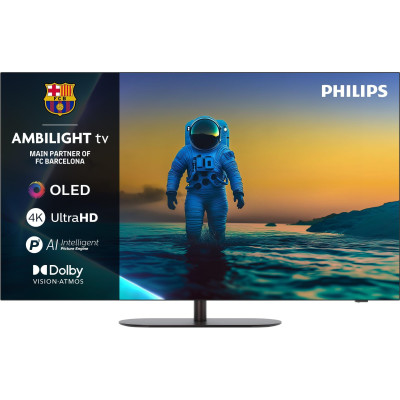 Philips Телевізор 55" OLED 4K 144Hz Smart Google TV Black Ambilight