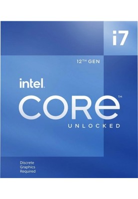 Intel Центральний процесор Core i7-12700KF 12C/20T 3.6GHz 25Mb LGA1700 125W w/o graphics Box
