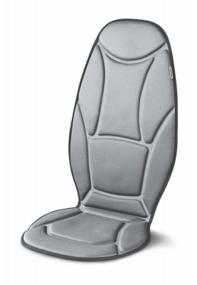 Beurer Масажер для тіла, від мережі, 0,813кг накидка на сидіння, 3 зони масажу, підігрів, авто адаптер, сірий