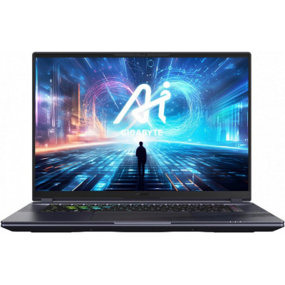 Gigabyte Ноутбук AORUS 16X 16.0 QHD, Intel i9-14900HX, 32GB, F1TB, NVD4070-8, DOS, чорний
