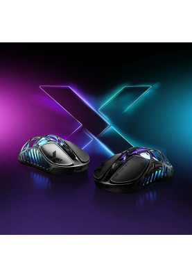 GravaStar Миша Mercury X, BT/WL/USB-A, RGB, чорний