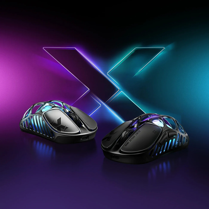 GravaStar Миша Mercury X, BT/WL/USB-A, RGB, чорний
