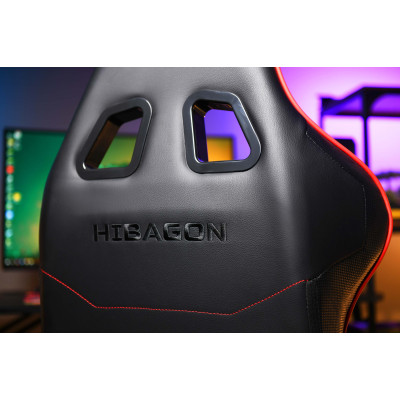 2E Gaming Ігрове крісло HIBAGON II Black/Red