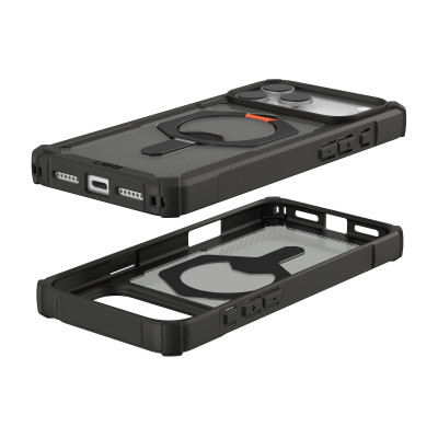UAG Чохол для iPhone 17 Pro Max, Plasma XTE MagSafe, Black/Pop Orange