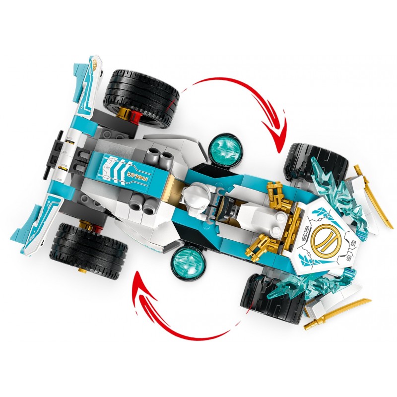 LEGO Конструктор Ninjago Суперсила дракона Зейна автомобіль для перегонів спін-джитсу