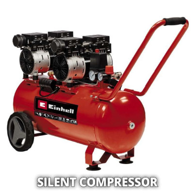 Einhell Компрессор повітряний безмасляний TE-AC 270/50 Silent Plus, 1500Вт, 50л, 270л/хв, 8бар, 54дБ, 4 циліндри, 42.6кг Einhell Компрессор повітряний безмасляний TE-AC 270/50 Silent Plus, 1500Вт, 50л, 270л/хв, 8бар, 54дБ, 4 циліндри, 42.6кг