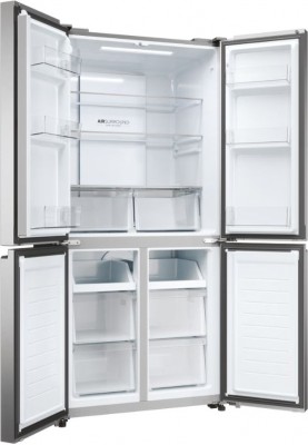 Haier Холодильник багатодверний, 181.5x83.3х65, холод.відд.-311л, мороз.відд.-156л, 4дв., А+, NF, інв., дисплей, нерж