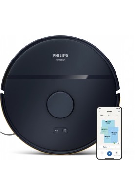 Philips Робот-пилосос Series 2000, h=40.3см, вологе прибирання, конт пил -0.25л, автон. робота до 130хв, НЕРА 11