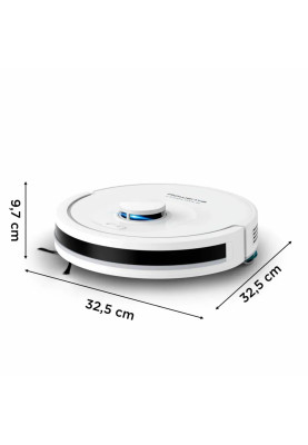 Rowenta Робот-пилосос миючий X-PLORER Serie 90+, 6000ПаВт, h=9.7см, 0.26л, конт пилок -0.29л, автон. робота до 270хв, білий