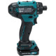 Makita Шуруповерт-дриль DF033DZ, акум, 10.8В, CXT, 0-450/0-1700 об/хв, 30/14Нм, 0.8кг, SOLO