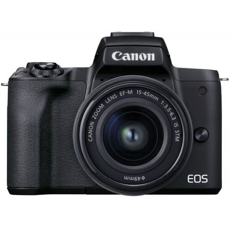 Canon Цифрова фотокамера EOS M50 Mk2 + 15-45 IS STM VLogger Kit Black