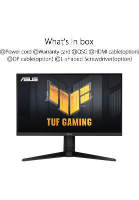 ASUS Монітор 27" TUF Gaming VG279QL3A 2xHDMI, DP, MM, IPS, 180Hz, 1ms, sRGB 125%, AdaptiveSync, Pivot, HDR400