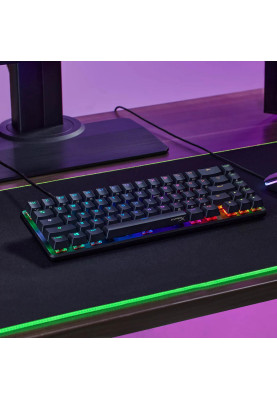 HyperX Клавіатура механічна Alloy Origins 65 67key, Red, USB-A, EN/UA, RGB, чорний