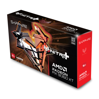SAPPHIRE Відеокарта Radeon RX 9060 XT 16GB GDDR6 NITRO+ GAMING OC SAPPHIRE Відеокарта Radeon RX 9060 XT 16GB GDDR6 NITRO+ GAMING OC