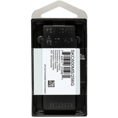 Kingston SKC600[Накопичувач SSD mSATA 256GB SATA SKC600]