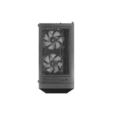 2E Gaming Корпус Turbo G2057B без БЖ 2xUSB3.0, 1xUSB2.0, 1x200мм, ARGB, 3x120мм ARGB, VGA 345мм, LCS ready, HUB, TG Side Panel, ATX, чорний