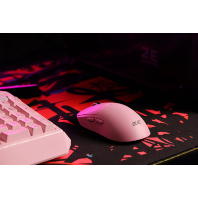 2E Gaming Миша MG355 WL, RGB, USB-A/WL, розовий