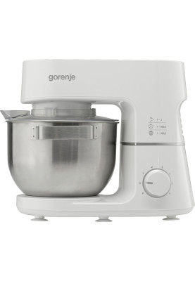 Gorenje Кухонная машина 800Вт, чаша-метал, корпус-метал, насадок-3, білий