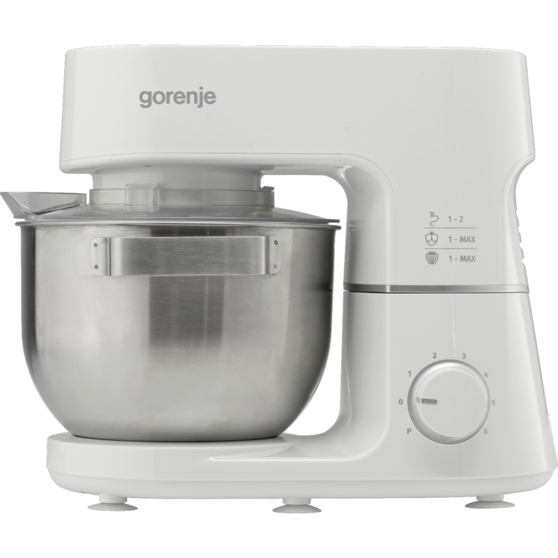 Gorenje Кухонна машина 800Вт, чаша-метал, корпус-метал, насадок-3, білий