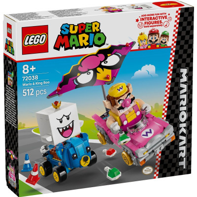 LEGO Конструктор LEGO Super Mario Mario Kart – Wario та King Boo