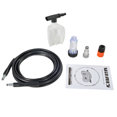Vitals Мінімійка високого тиску Am 6.5-110w mini 1400Вт 110бар до 390л/рік шланг 3м 4.5кг Vitals Мінімійка високого тиску Am 6.5-110w mini 1400Вт 110бар до 390л/рік шланг 3м 4.5кг
