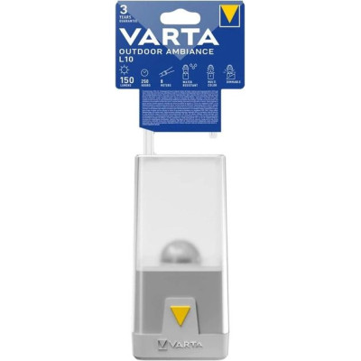 VARTA Ліхтар кемпінговий Ambiance L10 , IP54, до 150 люмен, до 250 годин роботи, 3хАА