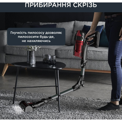Rowenta Пилосос безпровідний X-Force Flex 12.60 Auto Animal, 320Вт, конт пилок -0.9л, автон. робота до 45хв, вага-3кг, НЕРА, чорно-червоний Rowenta Пилосос безпровідний X-Force Flex 12.60 Auto Animal, 320Вт, конт пилок -0.9л, автон. робота до 45хв, вага-3кг, НЕРА, чорно-червоний