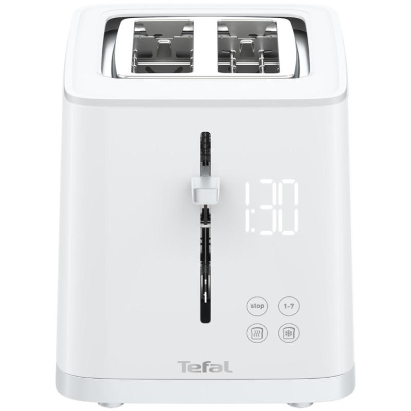 Tefal Тостер SENSE, 850Вт, пластик+нерж, LED дисплей, білий