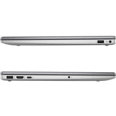 HP Ноутбук 250-G10 15.6" FHD AG, Intel N200, 8GB, F512GB, UMA, DOS, сріблястий