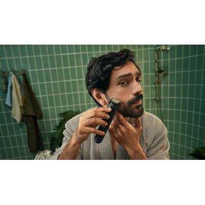 Philips Тример Philips Series 3000, для обличчя, голови, тіла, акум., сталь, чорний