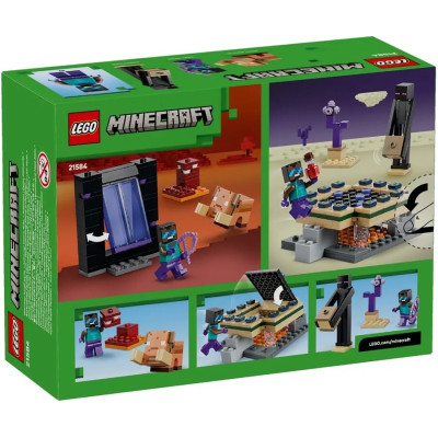 LEGO Конструктор Minecraft Подорож до Нижнього світу та Порталу до Краю LEGO Конструктор Minecraft Подорож до Нижнього світу та Порталу до Краю