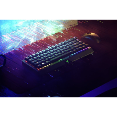 Razer Клавіатура гравця BlackWidow V3 Mini HyperSpeed Green Switch WL/BT/USB RU RGB, Black