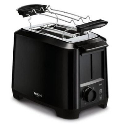 Tefal Тостер Uno, 800Вт, пластик, чорний