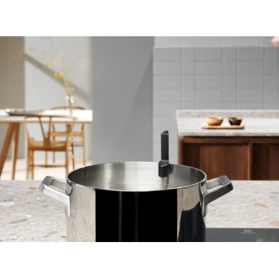 Electrolux Варильна поверхня індукційна, 60см, розширена зона, термощуп, Fry sensor, сенсорний дисплей, Hob2Hood, графіт