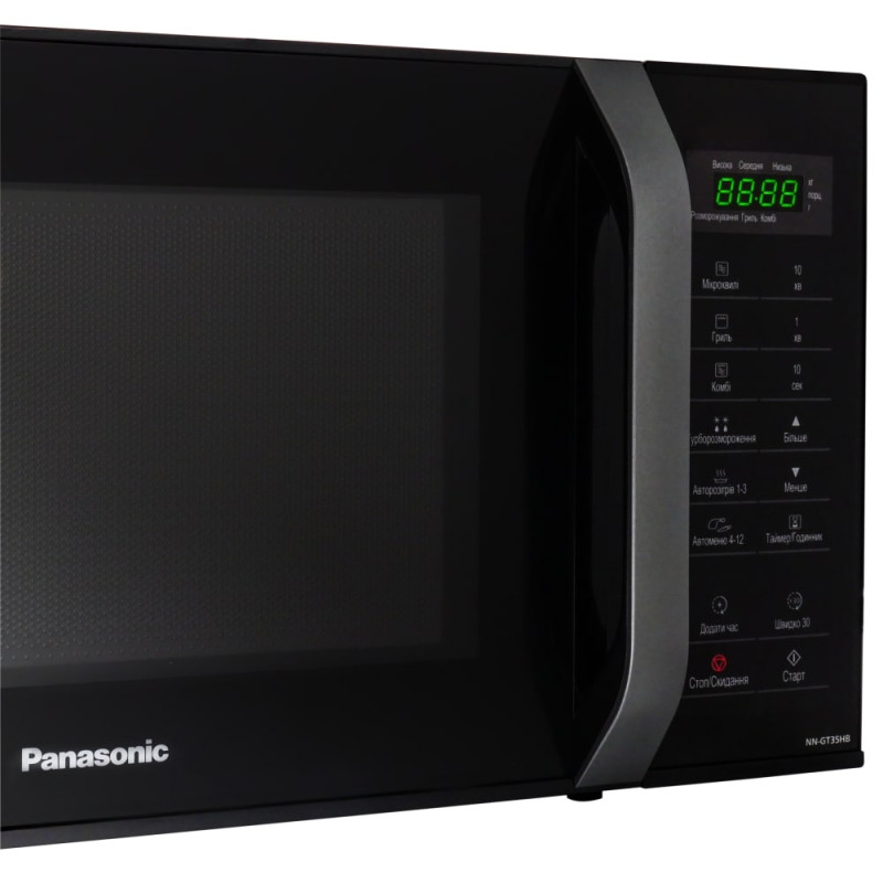 Panasonic Мікрохвильова піч Panasonic, 23л, 800Вт, гриль, дисплей, чорний