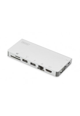 Digitus Док-станція Travel USB-C, 8 Port