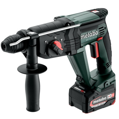 Metabo Перфоратор KH 18 LTX 24 акумуляторний, Li-Power, 18В 2*5.2Аг, SDS-plus, 2.1Дж, 3 режими, 0-1400об/хв, metaBOX 165 L, 2.6кг