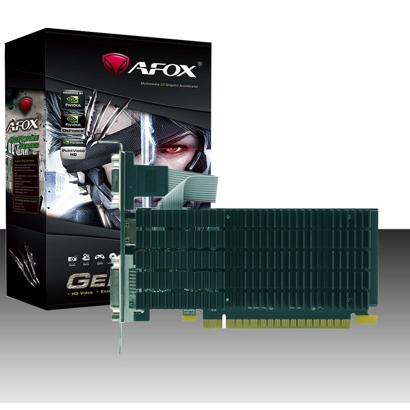 AFOX Відеокарта GeForce GT 710 2GB GDDR3 LP