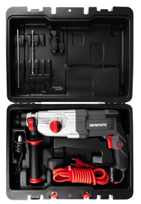 Graphite Перфоратор SDS-plus 900Вт 3.4Дж кейс 6.1кг