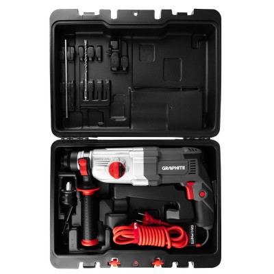 Graphite Перфоратор SDS-plus 900Вт 3.4Дж кейс 6.1кг