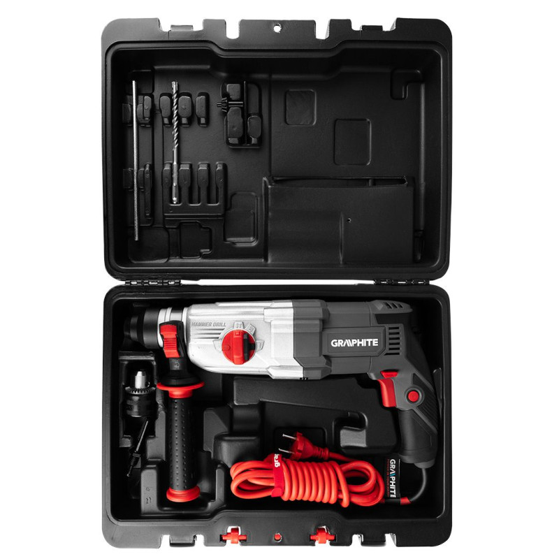 Graphite Перфоратор SDS-plus 900Вт 3.4Дж кейс 6.1кг