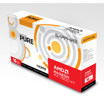 SAPPHIRE Відеокарта Radeon RX 7800 XT 16GB GDDR6 Pure GAMING OC